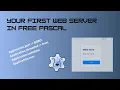 Building a Web Server in Free Pascal Beginner Tutorial No Background Sound
