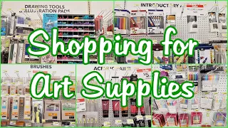 SHOPPING FOR ART SUPPLIES JOANN FABRIC AND CRAFTS STORE
