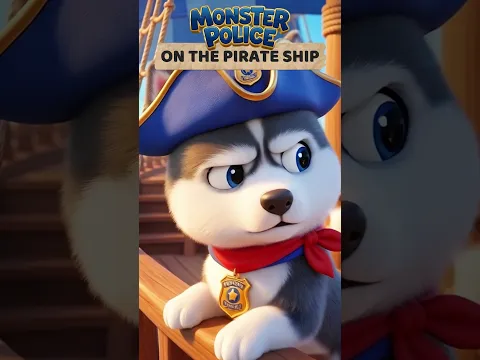 Pirates Are Coming! 🏴‍☠️ | Teaser | Monster Police Kids Songs #shorts