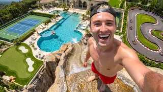 Asking millionaires if I can play in their backyard