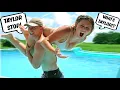 Calling Her Another Girls Name While Swimming PRANK