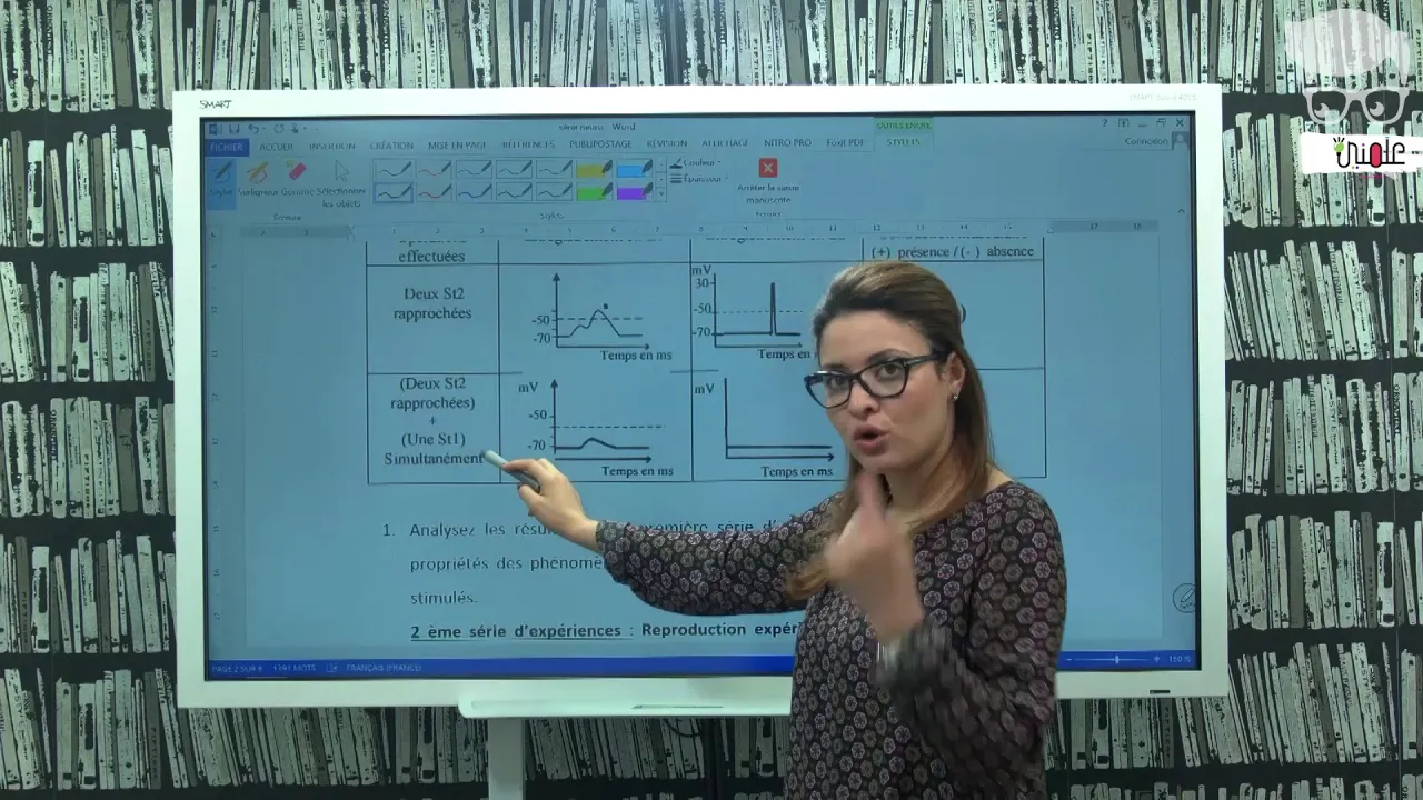 Bac SVT Communication Nerveuse Revision