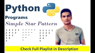 Reverse Number Pattern Python Programming Complete Logic