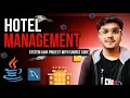 Hotel Management System Creating Reception Class Java Project