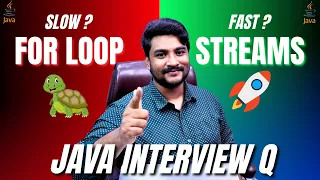 Is Java Stream Really Faster Than For-Loop Java Interview Question