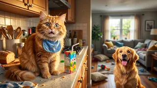 Funny Pets Being Absolute Weirdos 🐱🐶