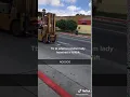Shocking TikTok Captures A Woman Driving A Forklift On City Roads Of Baldwin Park