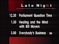 ABC TV - Late Night Programme Schedule 1996