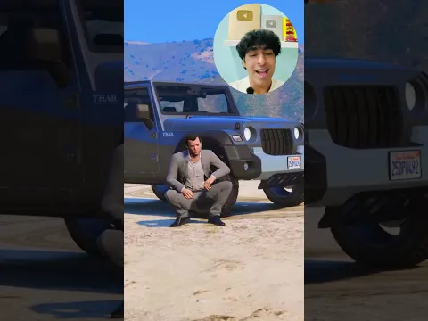 FRANKLIN & MICHAEL VS MAGIC BABA GOLDEN CAR TRICK TRUTH VS LIE! #shorts #gta5 | TECHNO GAMERZ GTA 5