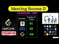Meeting Rooms II LeetCode 253 Medium