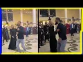 Khamzat Chimaev dancing with his wife