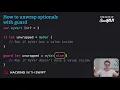 How to unwrap optionals with guard - Swift for Complete Beginners