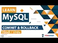 MySQL COMMIT ROLLBACK Tutorial in Hindi Urdu