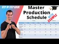 What is Master Production Schedule MPS MPS Calculation explained with example
