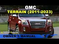 GMC TERRAIN 2011-2023 Owner s User Manual - English