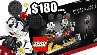 LEGO Mickey and Minnie Buildable Characters! Yep, $180... 👀