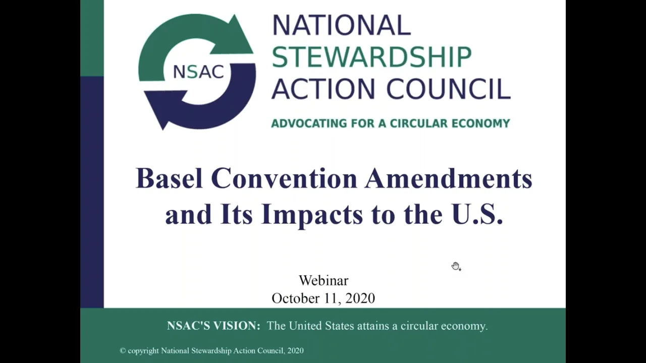 The Basel Convention Plastic Waste Amendments and their Imminent Impact