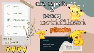 Download NOTIFIKASI PIKACHU CUTE UNTUK RINGTONE WHATSAPP || NOTIFIKASI VIRAL MP3