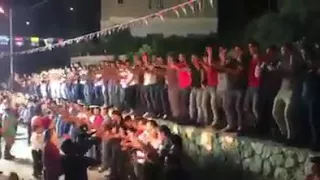 اجمل دحية حربية سمعت صوت البارود   شباب عرابة مع حافظ موسى      دندنها