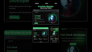 Portfolio Website Responsive HTML CSS JS MZCode01