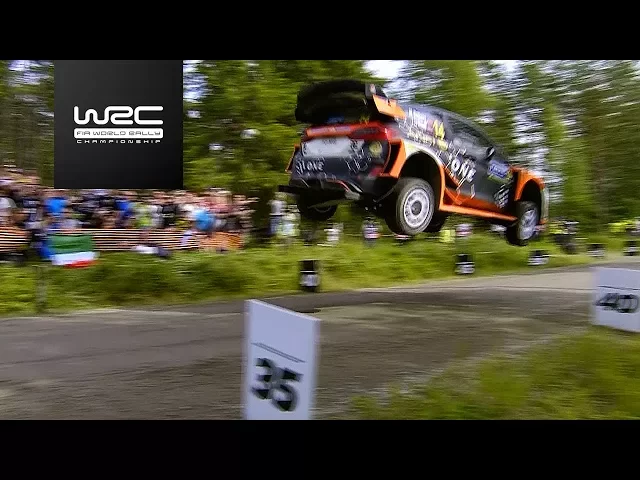 Watch This Ford Fiesta WRC Car Fly 160 Feet at Rally Finland