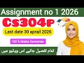 CS304p Assignment 1 Solution 2026 CS304p Assignment 1 2026