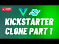 Kickstarter clone PART 1 with VUE TAILWINDCSS