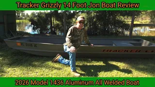 Tracker Grizzly 14 Jon Boat Review 2026 Model 1436 Aluminum All Welded Boat Bass Pro Shops