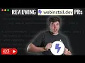 Live Coding Hangout Webi Updates From Bash to Posix Shell - PRs Galore