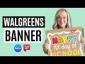 How to Make a Banner in Canva Print It at Walgreens Start to Finish