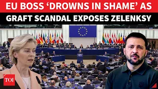 ON CAM Zelensky SHAMED OPENLY In EU Parliament Ursula Watches In Shock Ukraine Graft Scandal 
