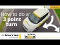 How to do a 3 point turn - Driving lessons with AA Driving School