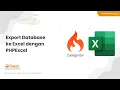 Export Database ke Excel dengan PHPExcel - Codeigniter