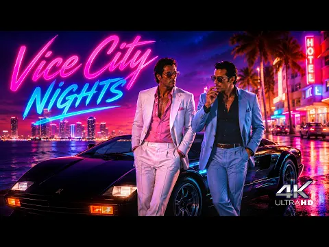 🔥 Vice City Nights | Best Synthwave & Retro Electro Playlist for Driving