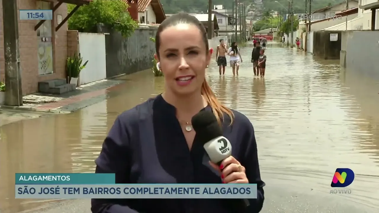 Acompanhe a situação das chuvas na cidade de São José