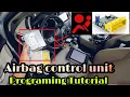 Airbag control unit programming tutorial easy solution