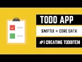 Todo App Using Core Data SwiftUI - Creating TodoItem