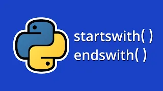 Python startswith and endswith-Python programming for beginners