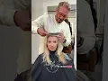 How I cut a sweeping side bang