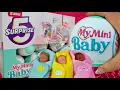 5 SURPRISE MY MINI BABY SERIES 1 Unboxing Full Box Mystery Capsule Zuru Toys