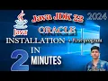 How to Download and Install JDK 22 for JAVA Programming on Windows 2024 in Hindi
