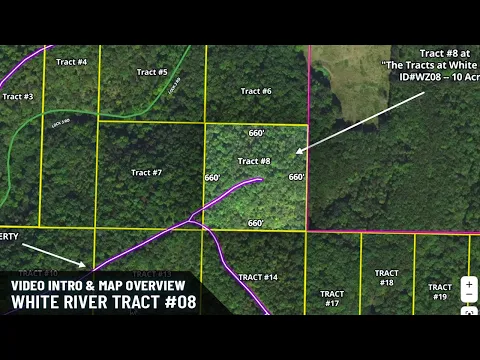 Map Overview - Owner Financed Land For Sale in Arkansas. Only $1,500 Down! WZ08 #land #landforsale