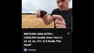 Insat360 Luna Ultra - Zoom tests coming to the channel on 26 GMT 16 30