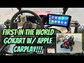 FIRST IN THE WORLD COLEMAN POWER SPORTS 196CC GO-KART WITH APPLE CAR PLAY
