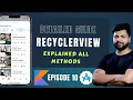 Master RecyclerView in android - kotlin Detailed Explaination of all methods