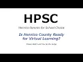 Is Henrico County Ready for Virtual Learning