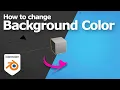 How to change Blender background color