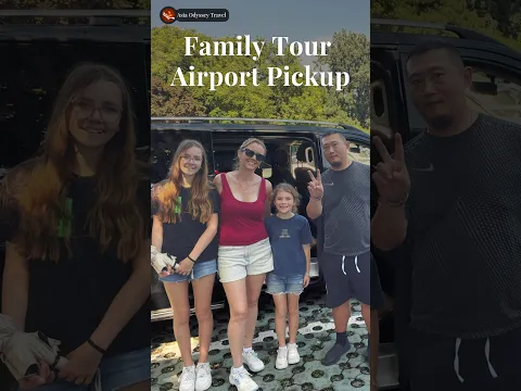 Our Sweetest Beijing Family Tour Begins (Airport Pickup for a Mom & 2 Cute Daughters)