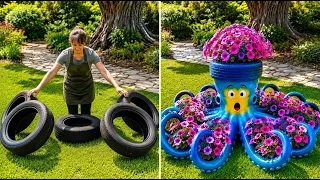 DIY Tire Garden Ideas: How To Turn Old Tires Into Backyard Decor