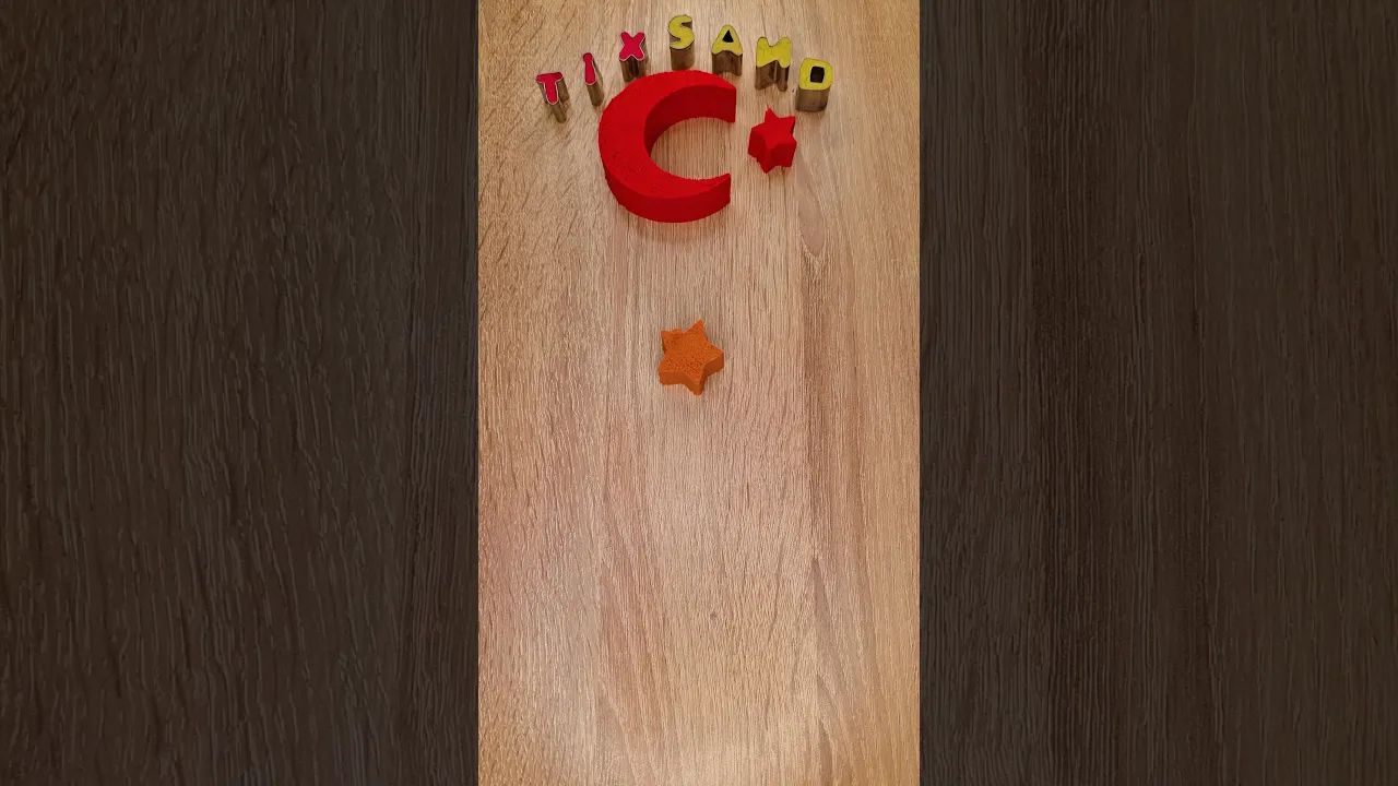 Relaxing Kinetic Sand.